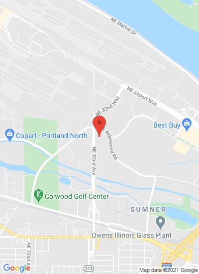 Map showing Portland, United States