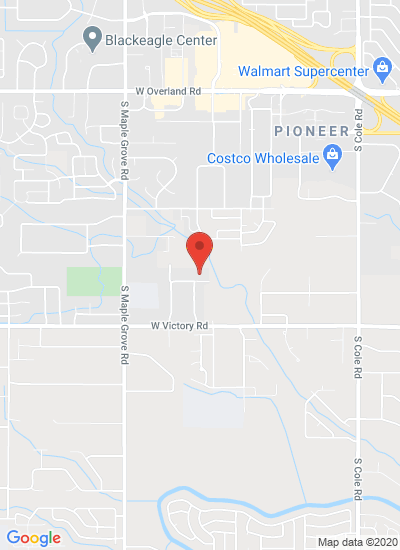 Map showing Boise, United States