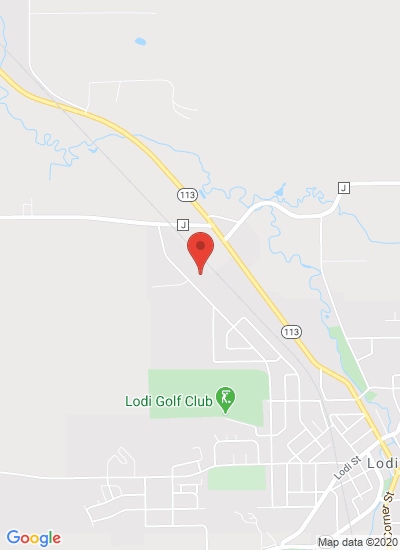 Map showing Lodi, United States