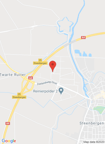Map showing Steenbergen, Netherlands