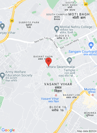 Map showing India