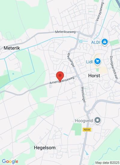 Map showing Horst, Netherlands