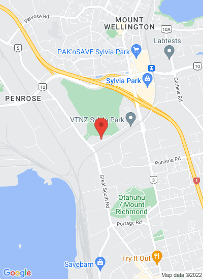 Map showing Auckland, New Zealand
