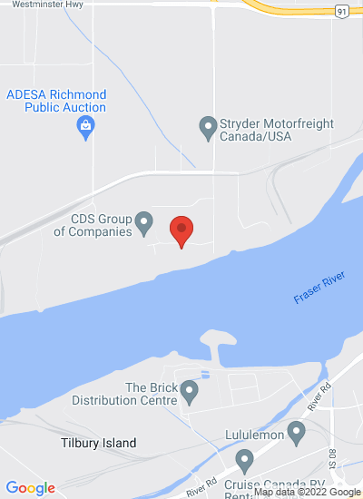 Map showing Richmond, Canada