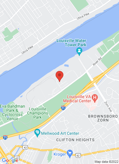 Map showing Louisville, United States