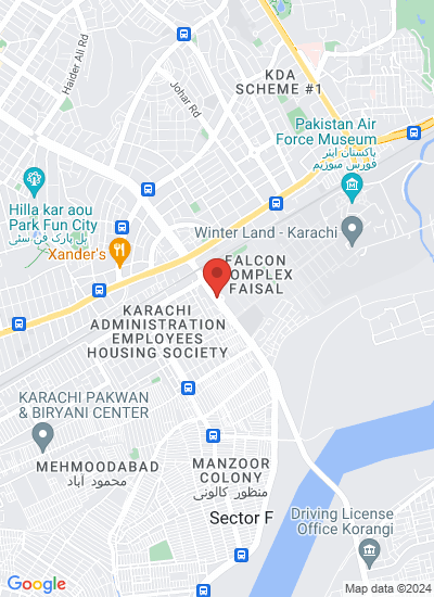 Map showing Karachi, Pakistan