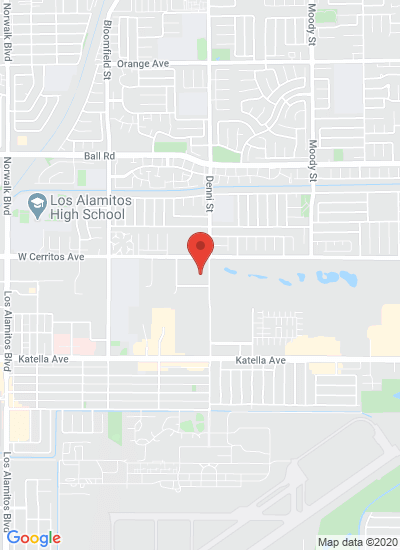 Map showing Los Alamitos, United States