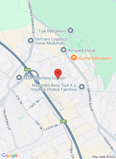 Map showing Esenyurt, Türkiye