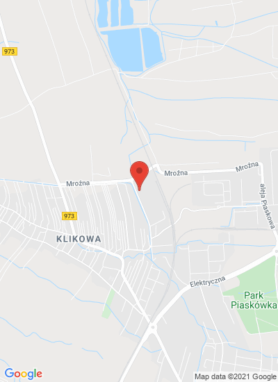 Map showing Tarnów, Poland