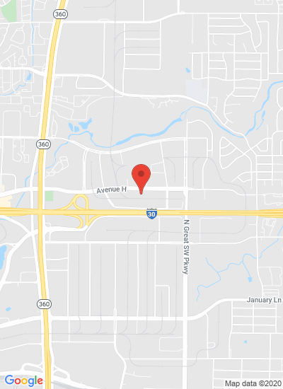 Map showing Arlington, United States