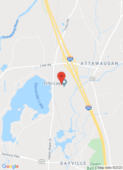 Map showing Dayville, United States