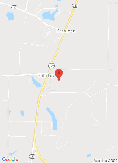 Map showing Kathleen, United States