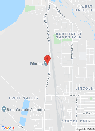 Map showing VAncouver, United States