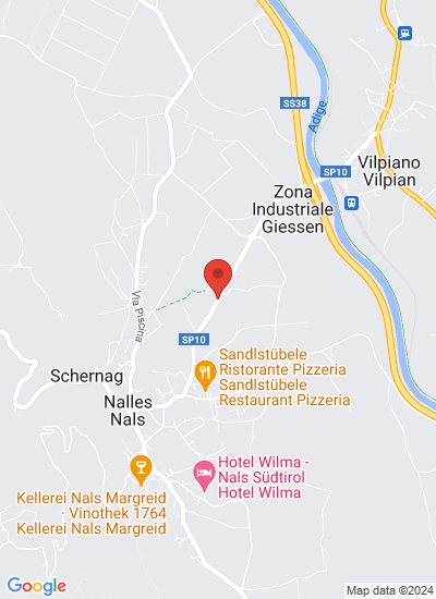 Map showing Nalles, Italy