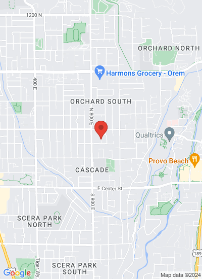 Map showing Provo, United States