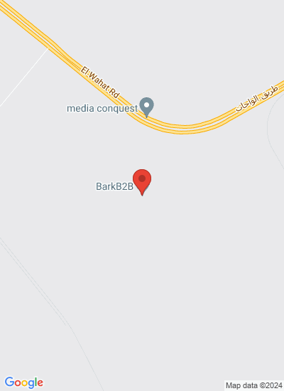 Map showing 6th of October, Egypt