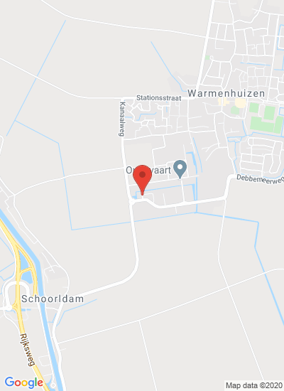 Map showing Warmenhuizen, Netherlands