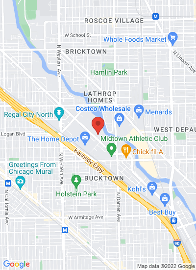 Map showing Chicago, United States