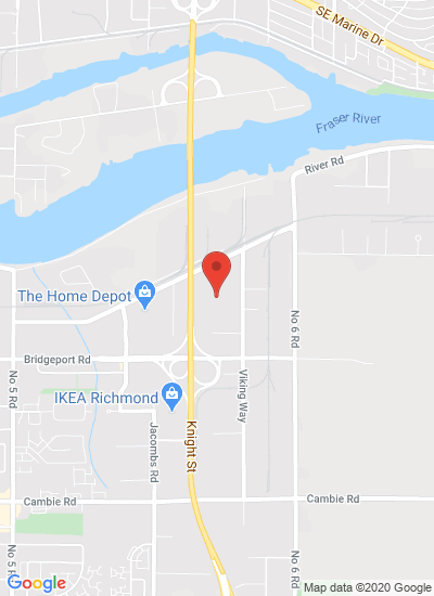 Map showing Richmond, Canada