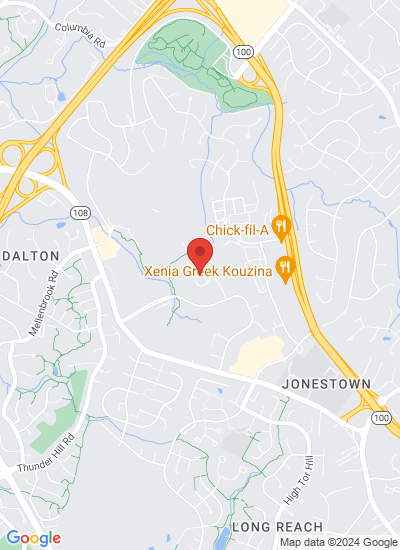 Map showing Columbia, United States