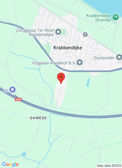 Map showing Krabbendijke, Netherlands