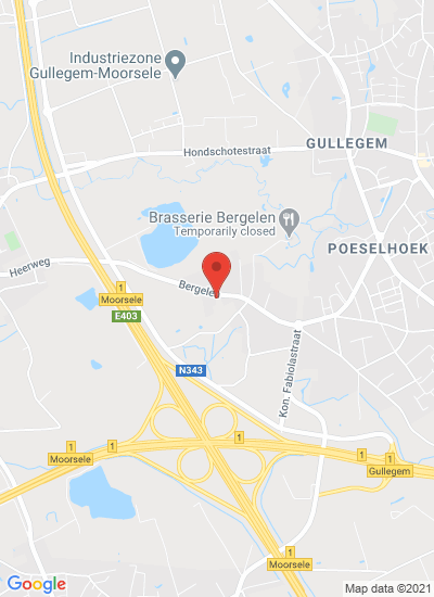 Map showing Gullegem, Belgium