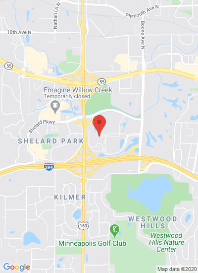 Map showing Minneapolis, United States