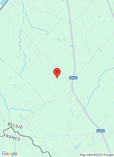 Map showing Poperinge, Belgium