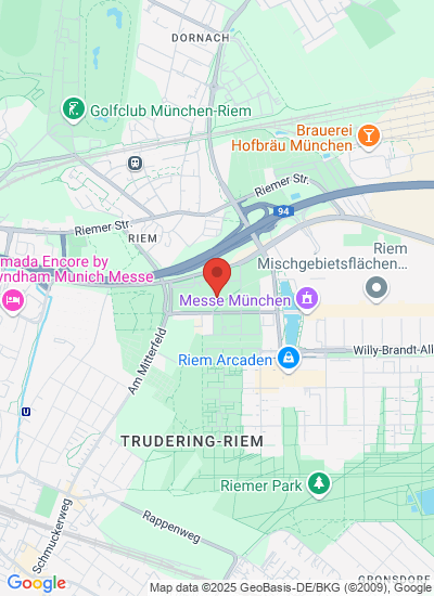 Map showing Munich, Germany