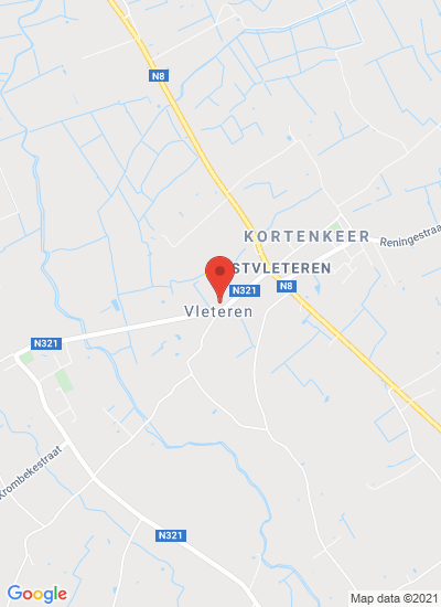 Map showing Vleteren, Belgium