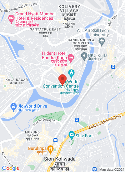 Map showing Mumbai, India
