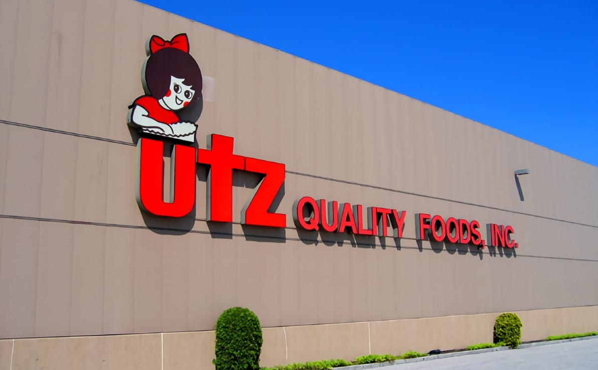 Utz quality foods sign on wall
