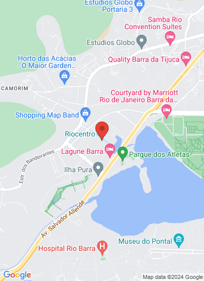 Map showing Brazil