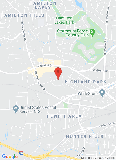 Map showing Greensboro, United States