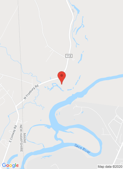 Map showing Fryeburg, United States