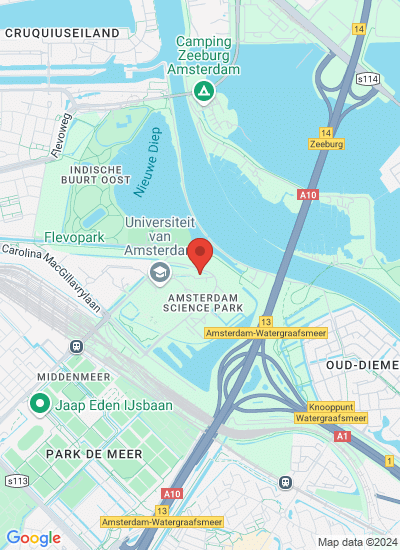 Map showing Amsterdam, Netherlands
