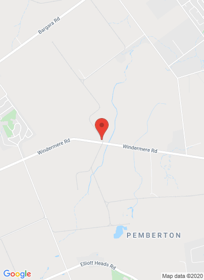 Map showing Qunaba, Australia