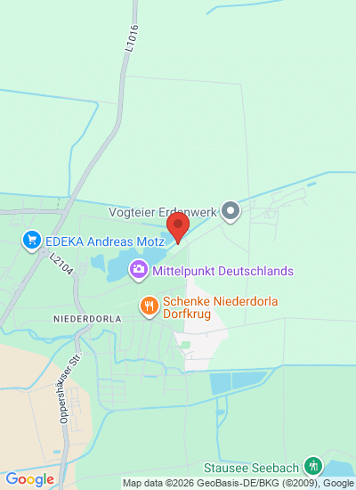 Map showing Germany