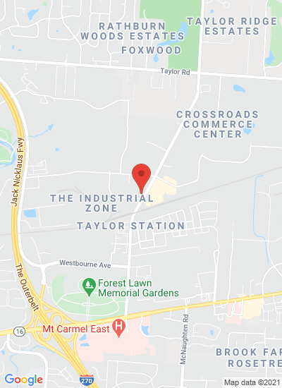Map showing Columbus, United States