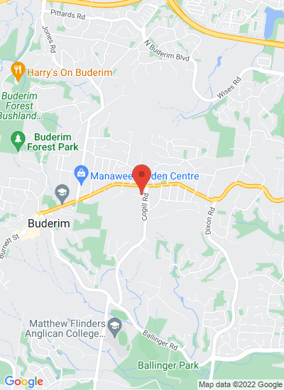 Map showing Buderim, Australia