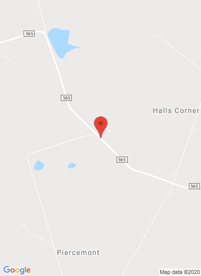Map showing Holmesville, Canada