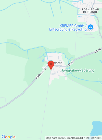 Map showing Dohndorf, Germany