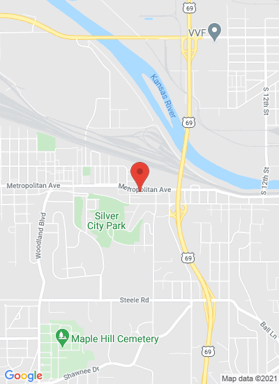 Map showing Kansas City, United States