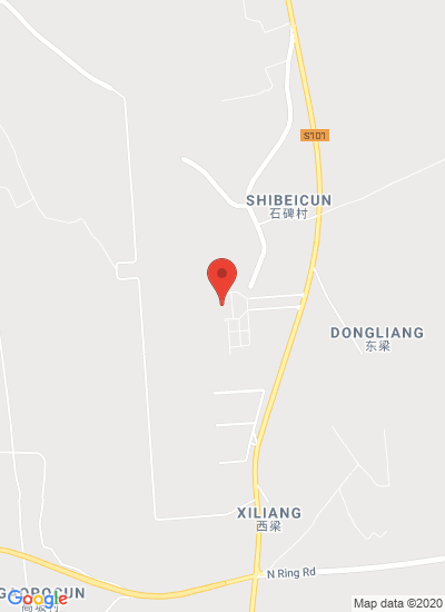Map showing Guyuan, China