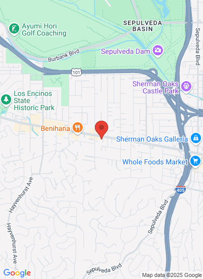Map showing Encino, United States