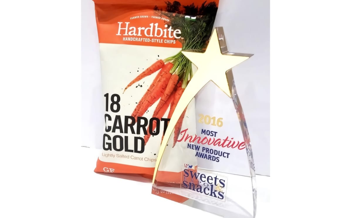Hardbite 18 carrot gold