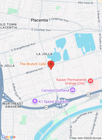 Map showing Anaheim, United States
