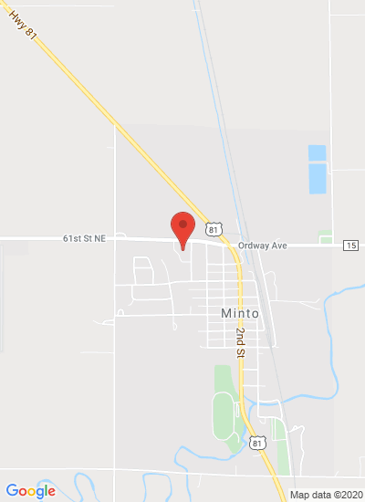 Map showing Minto, United States