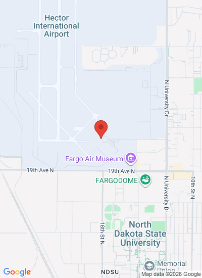 Map showing Fargo, United States