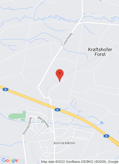 Map showing Nuremberg, Germany